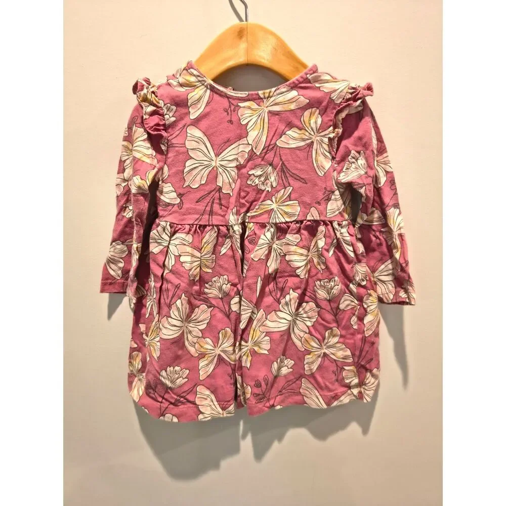 Carter's Baby Butterfly Jersey Dress 12m